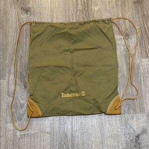TIMBERLAND • camping 🏕️ canvas bag with leather corners